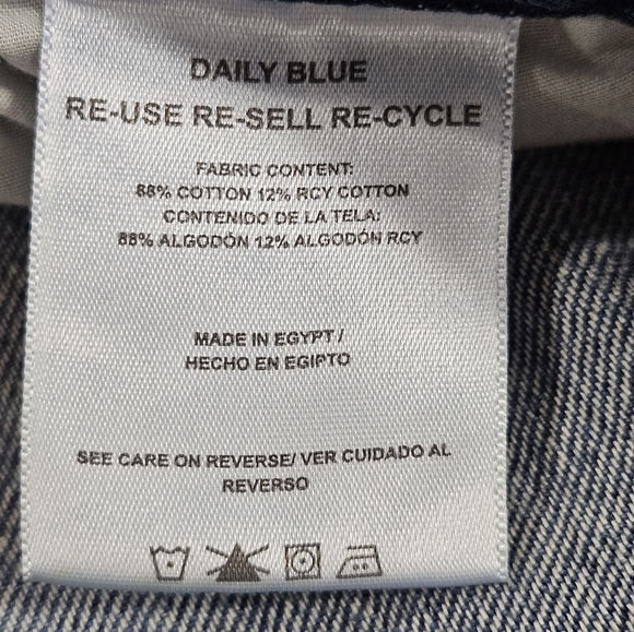 NWT Daily Blue By AG MANTRA Barrel Leg Jeans Size 30 - Picture 5 of 8